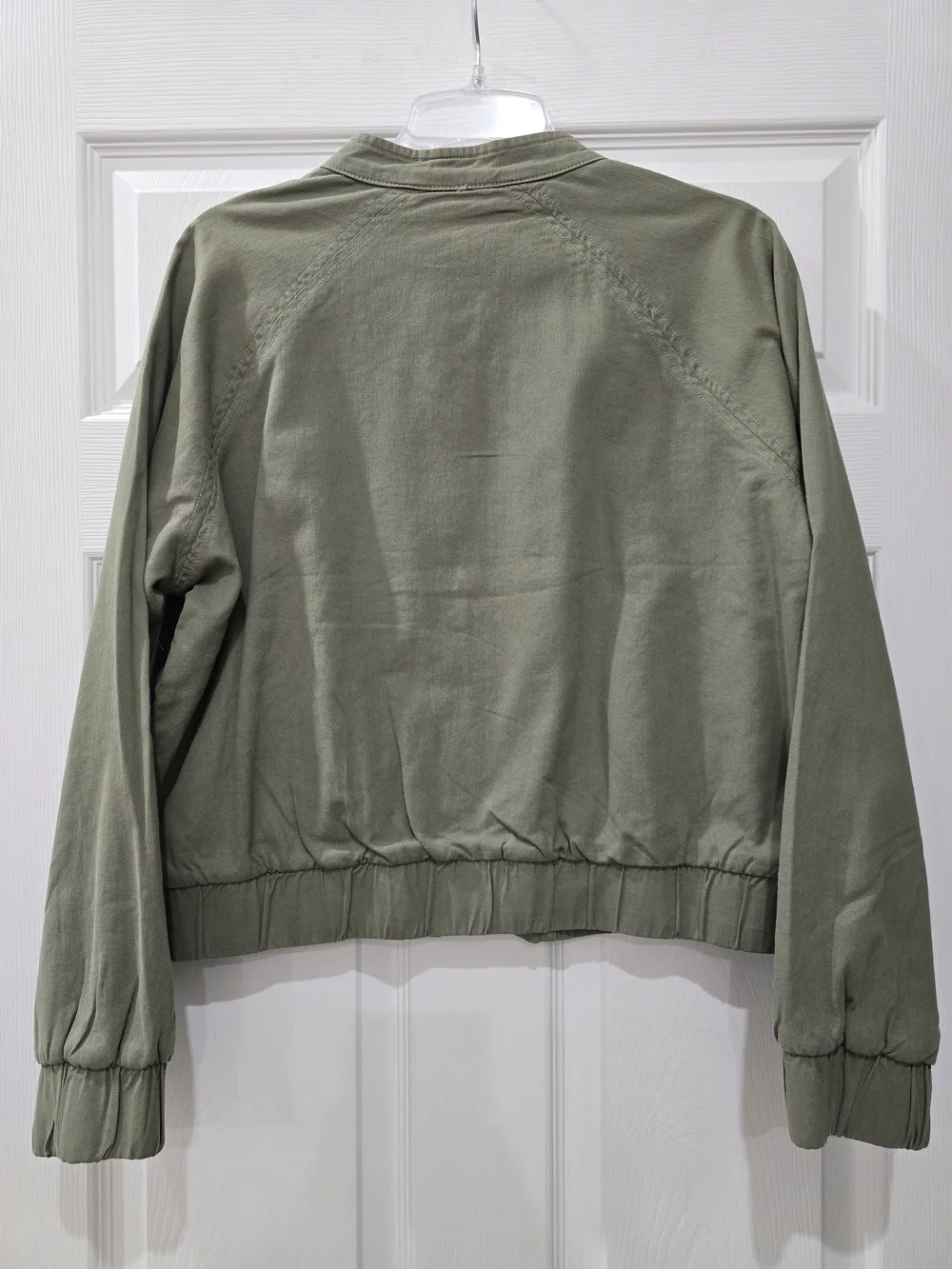 Michael Kors Olive Green Bomber Jacket - Size L NWT